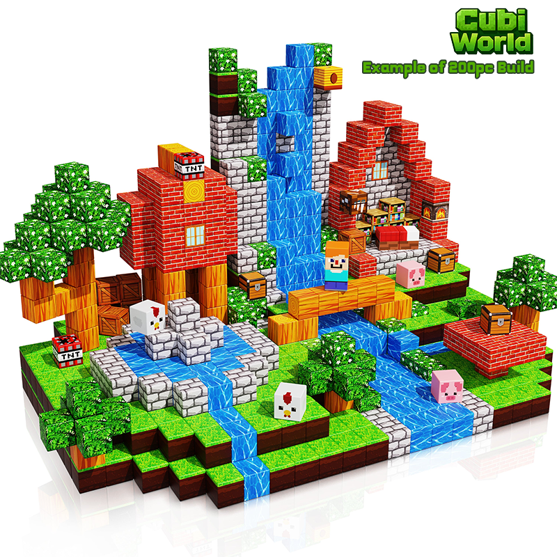 CubiWorld™ Magnetic Building Blocks - DIY Creator Pack