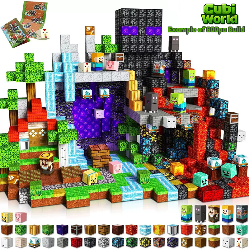 CubiWorld™ Magnetic Building Blocks - DIY Creator Pack