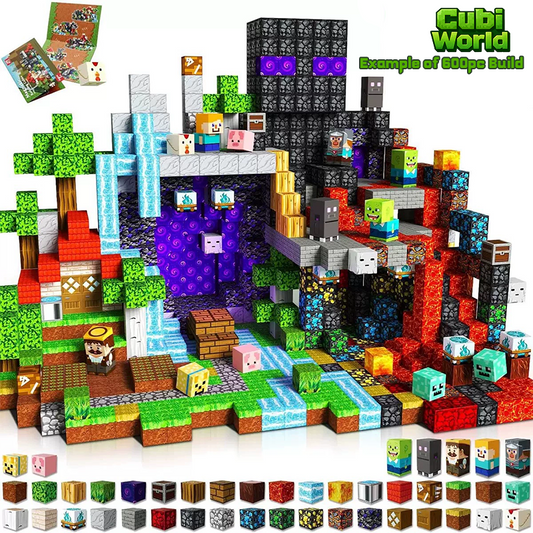 CubiWorld™ Magnetic Building Blocks - DIY Creator Pack
